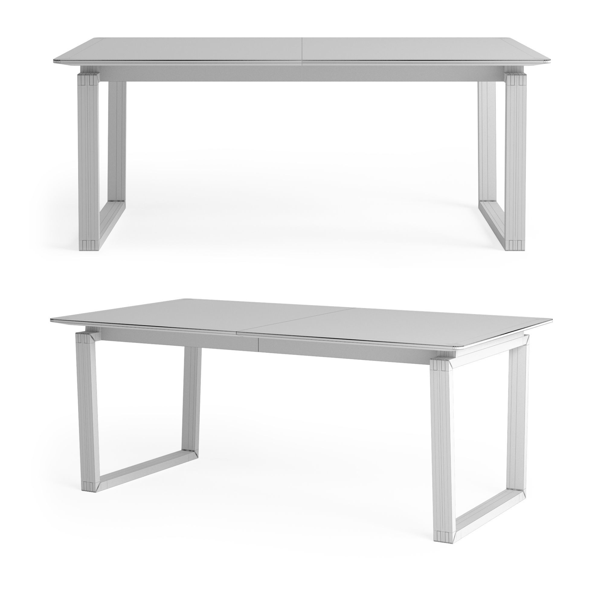 Bolia Dining Table Nord 3D model_13