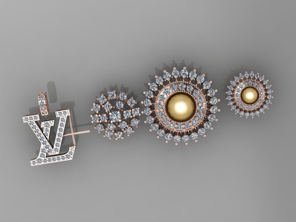 Lockets and neckless 3D print model_21