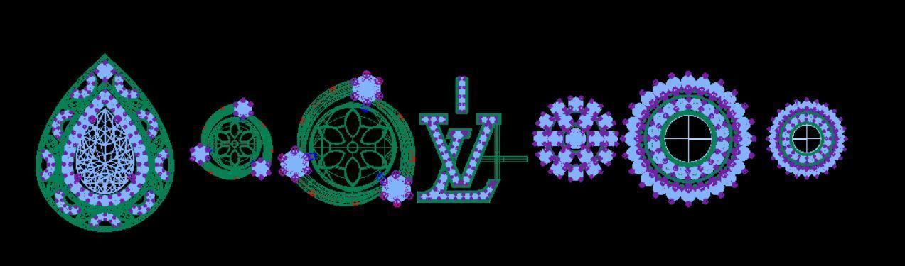 Lockets and neckless 3D print model_2