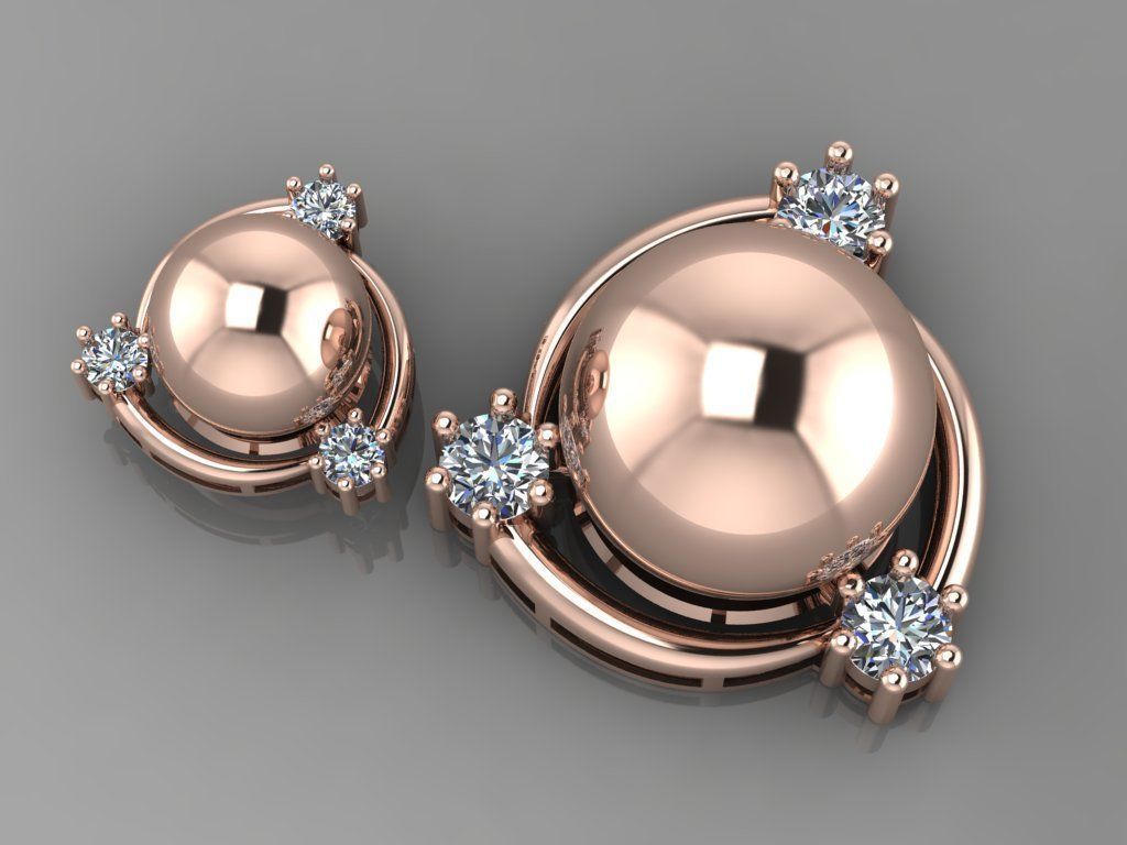 Lockets and neckless 3D print model_14