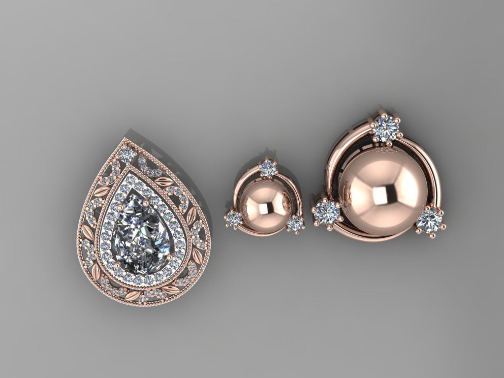 Lockets and neckless 3D print model_19