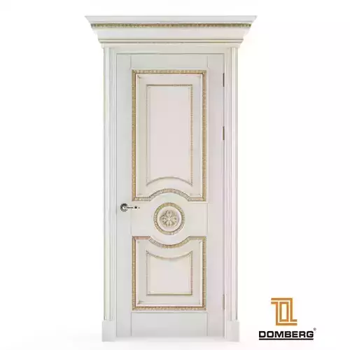 Classic Domberg door with golden patina