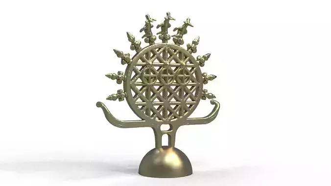 Hittite Sun Disc 3D print model