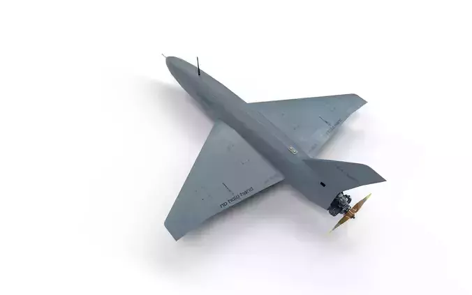 arash drone lowpoly Low-poly 3D model