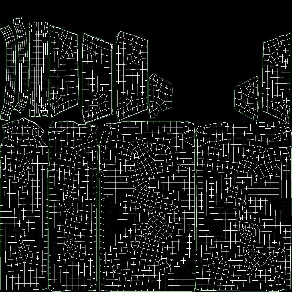 Rockwood Charcoal Bag Low-poly 3D model_13