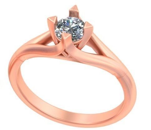 Firing Rose Gold Ring A16 3D print model_4