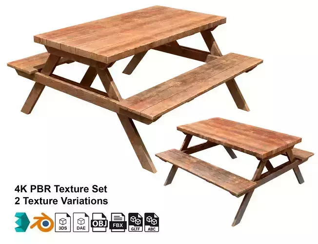 Picnic Bench 7-Old Version