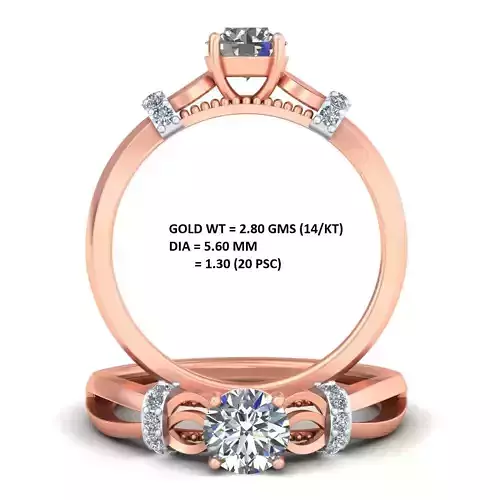 Edge Of Tomorrow Class Rose Gold Ring A15 3D print model