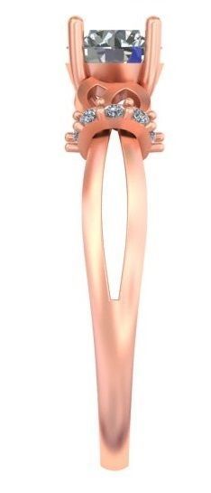 Edge Of Tomorrow Class Rose Gold Ring A15 3D print model_2