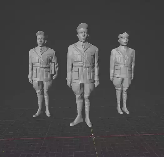 Italian Soldiers 3D print model