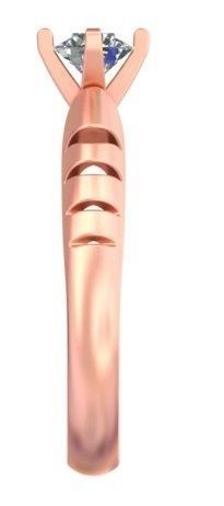 Great printable women rose gold ring A1 3D print model_2
