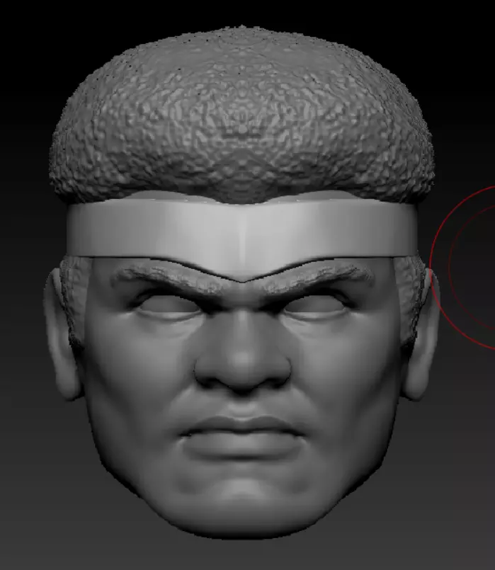 ML Luke Cage Headsculpt 3D print model_0