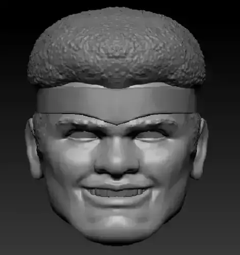 ML LUKE CAGE HEADSCULPT SMILING 3D print model