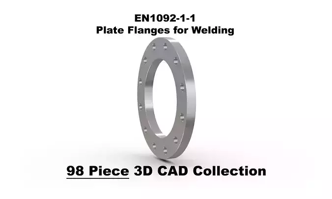 EN1092-1 Type 1 Plate Flanges for Welding