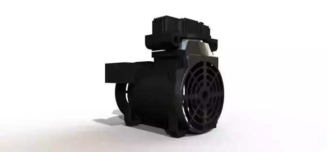 Oil-Less Rocking Piston Pump 3D model