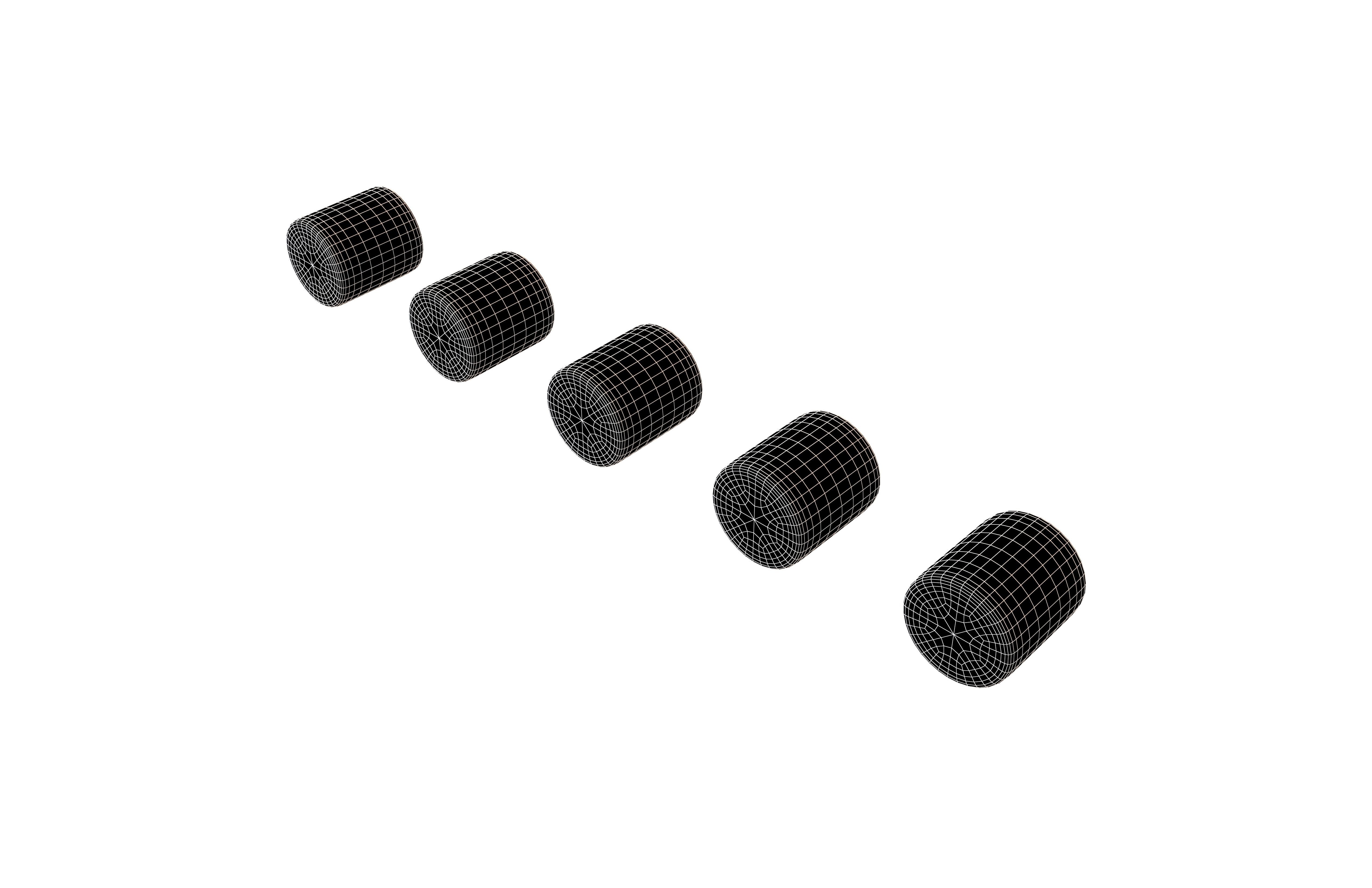 Morse Code 5 v1 001 Low-poly 3D model_4