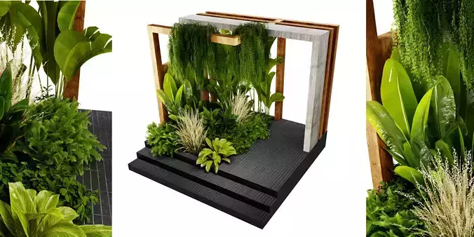 Collection plant vol 538 - blender model 