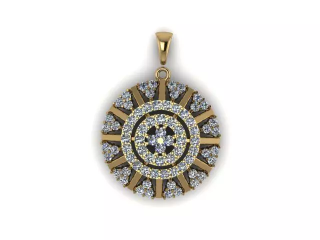 pendant for daimond 3D print model