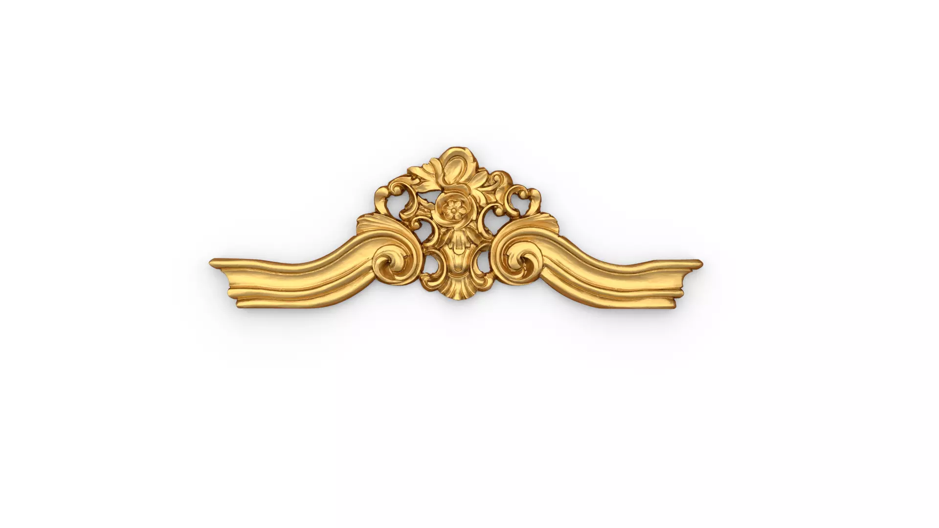 Classic carved decor ornament 381 3D model