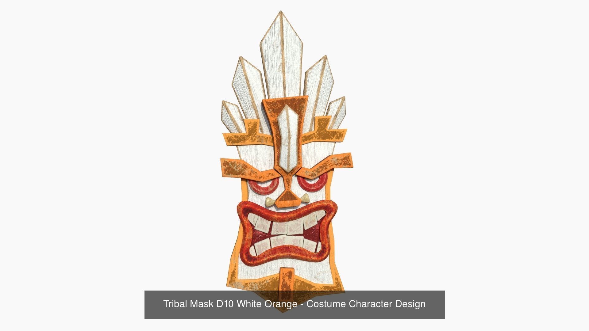 10 Tribal Masks D Collection - Costume Character Design _10