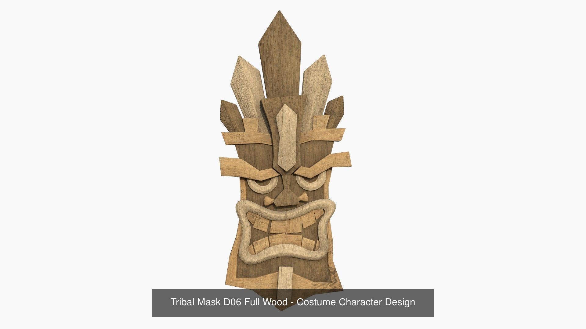 10 Tribal Masks D Collection - Costume Character Design _6