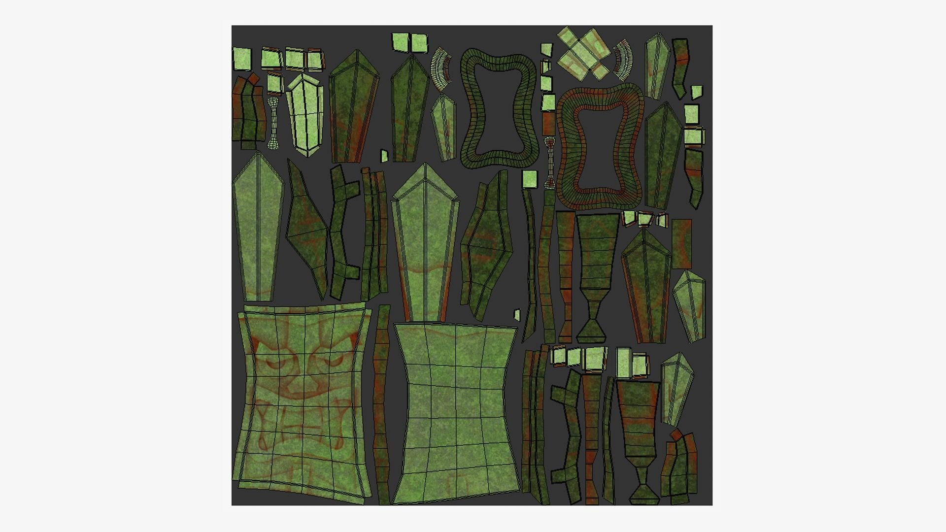 10 Tribal Masks D Collection - Costume Character Design _74