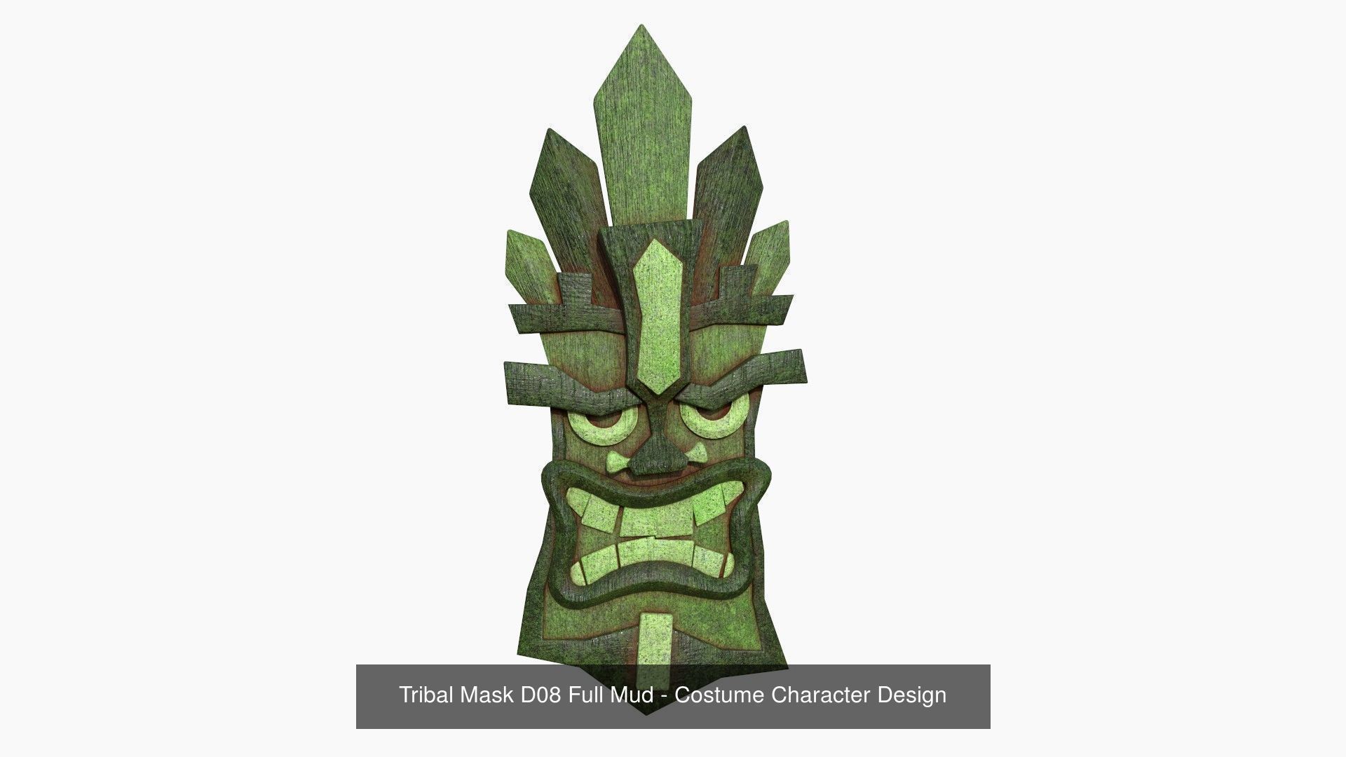 10 Tribal Masks D Collection - Costume Character Design _8