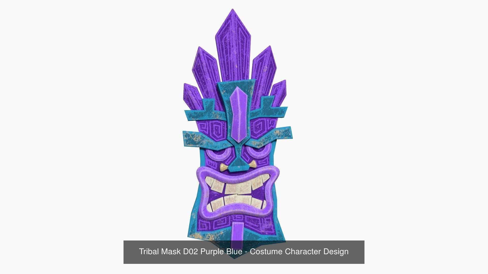 10 Tribal Masks D Collection - Costume Character Design _2