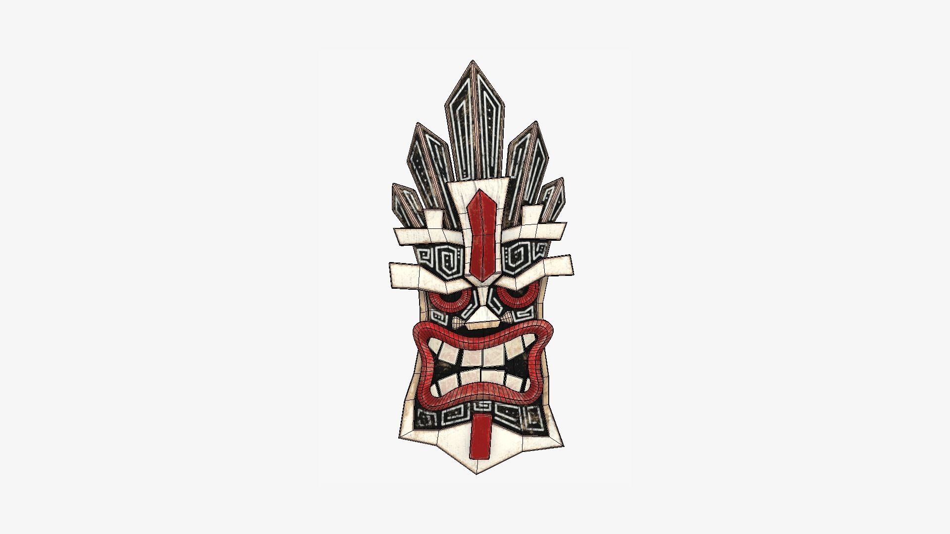 10 Tribal Masks D Collection - Costume Character Design _39