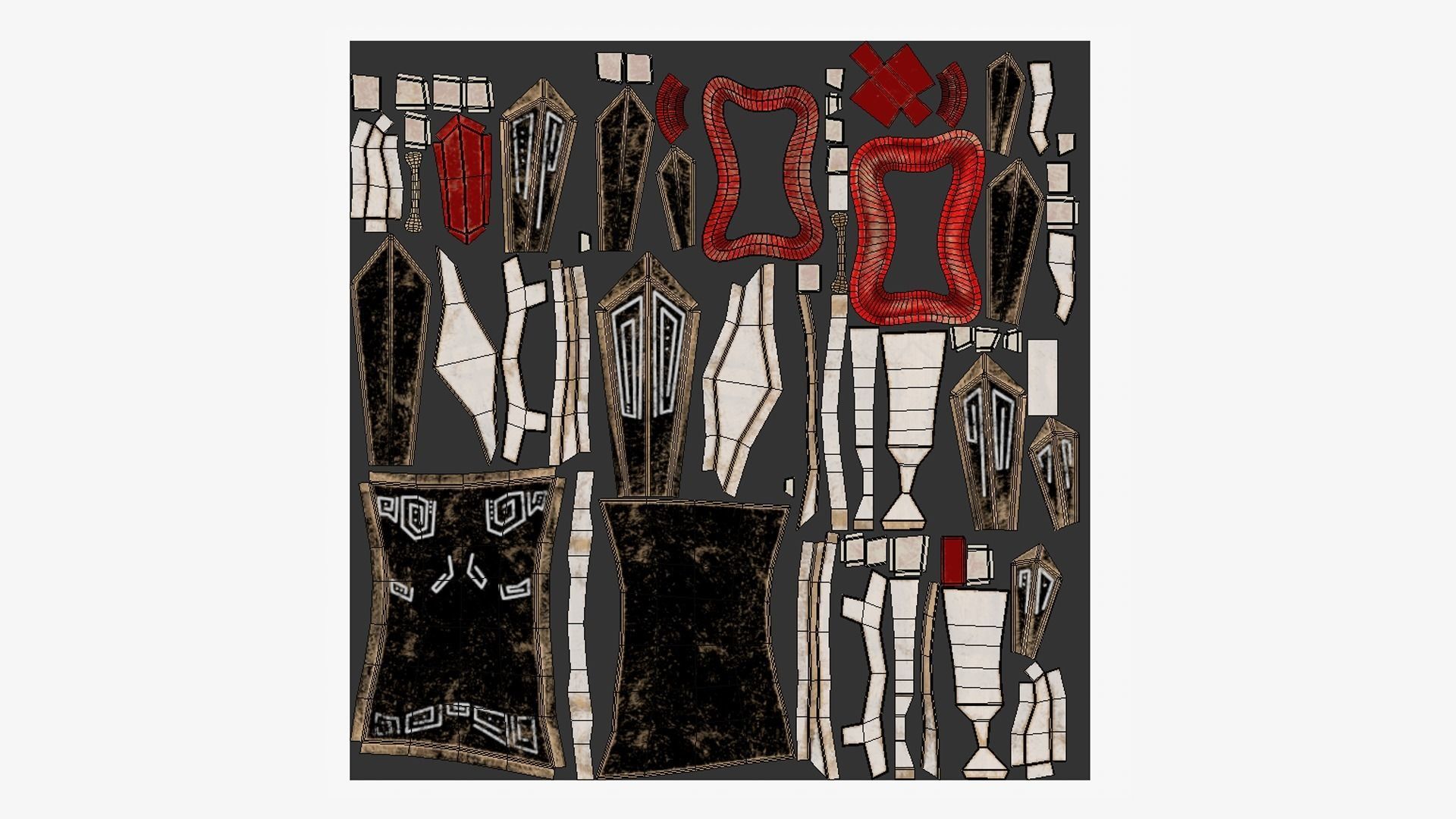 10 Tribal Masks D Collection - Costume Character Design _75