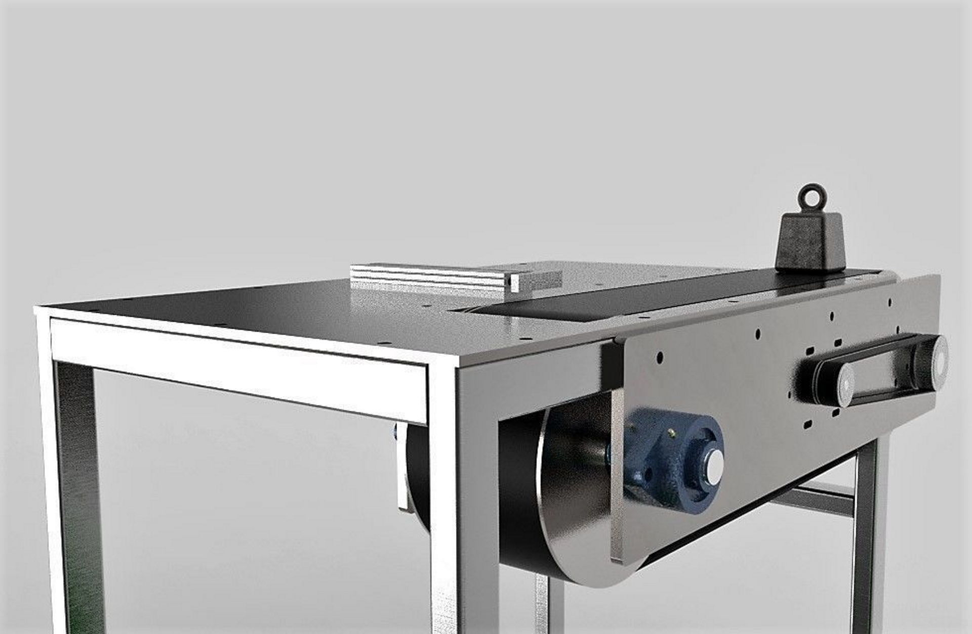 Basket Test Machine 3D model_1