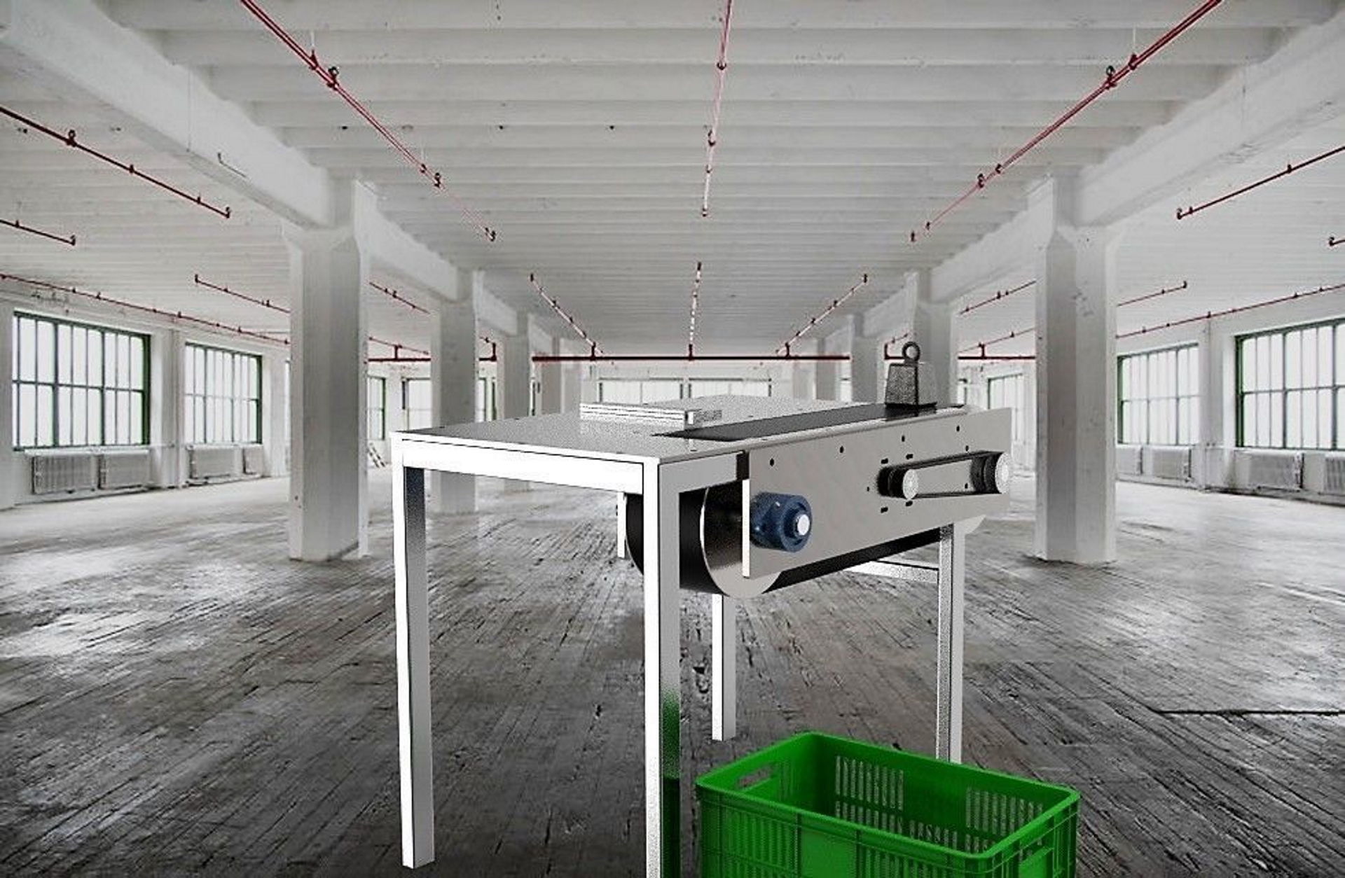 Basket Test Machine 3D model_3