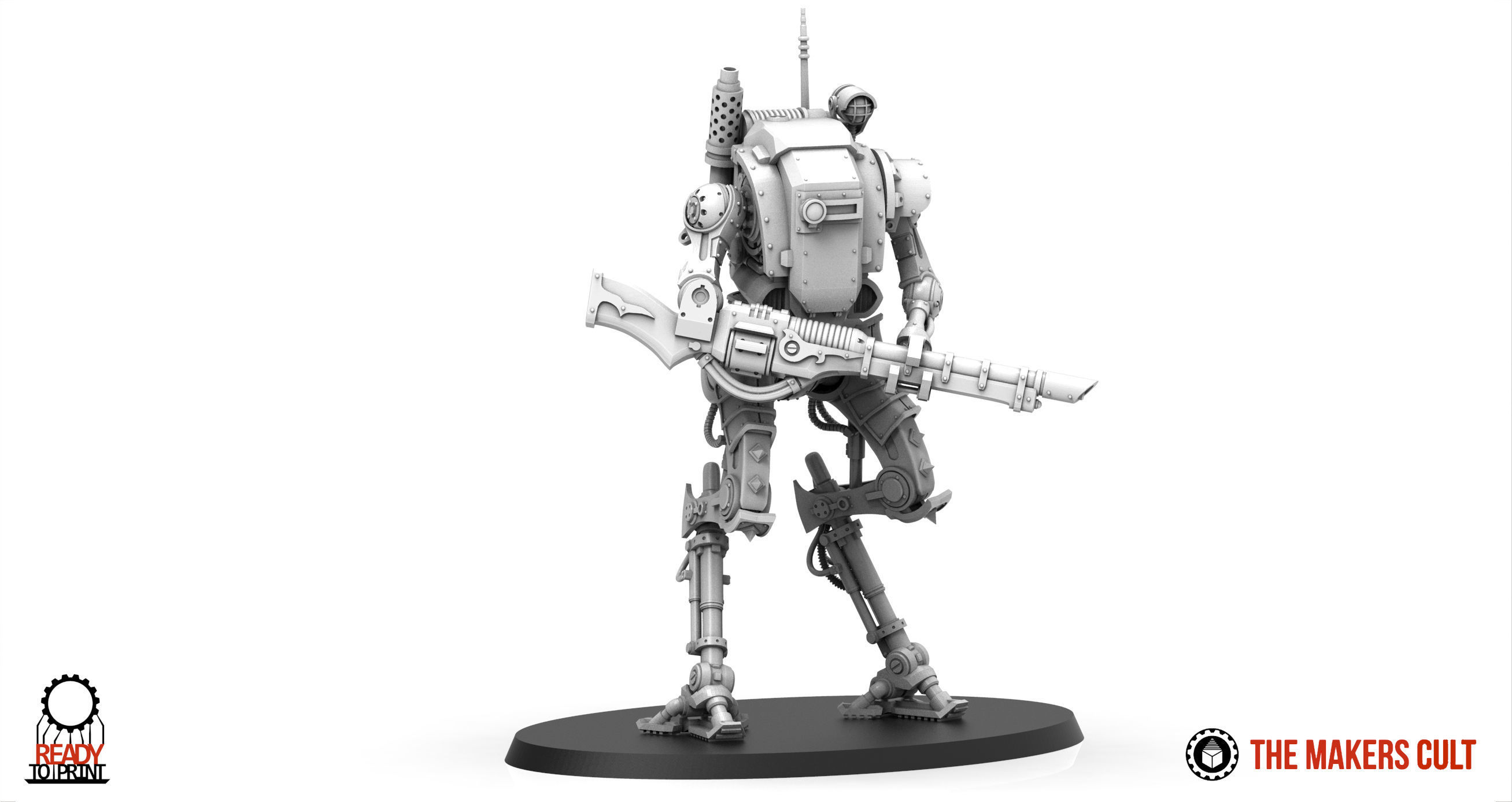 Dark Techno - Altus Pattern Striders 3D print model_2