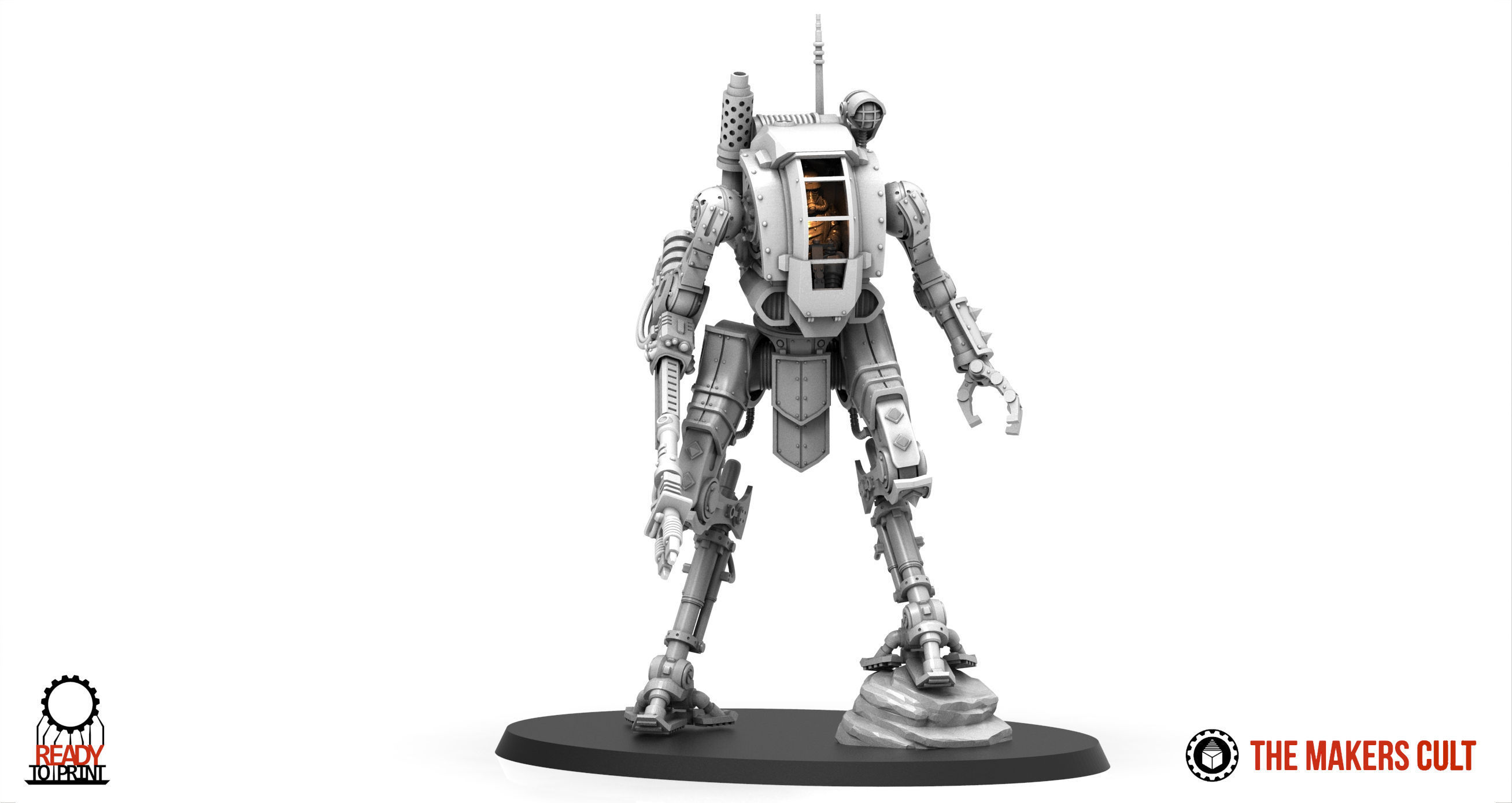 Dark Techno - Altus Pattern Striders 3D print model_3