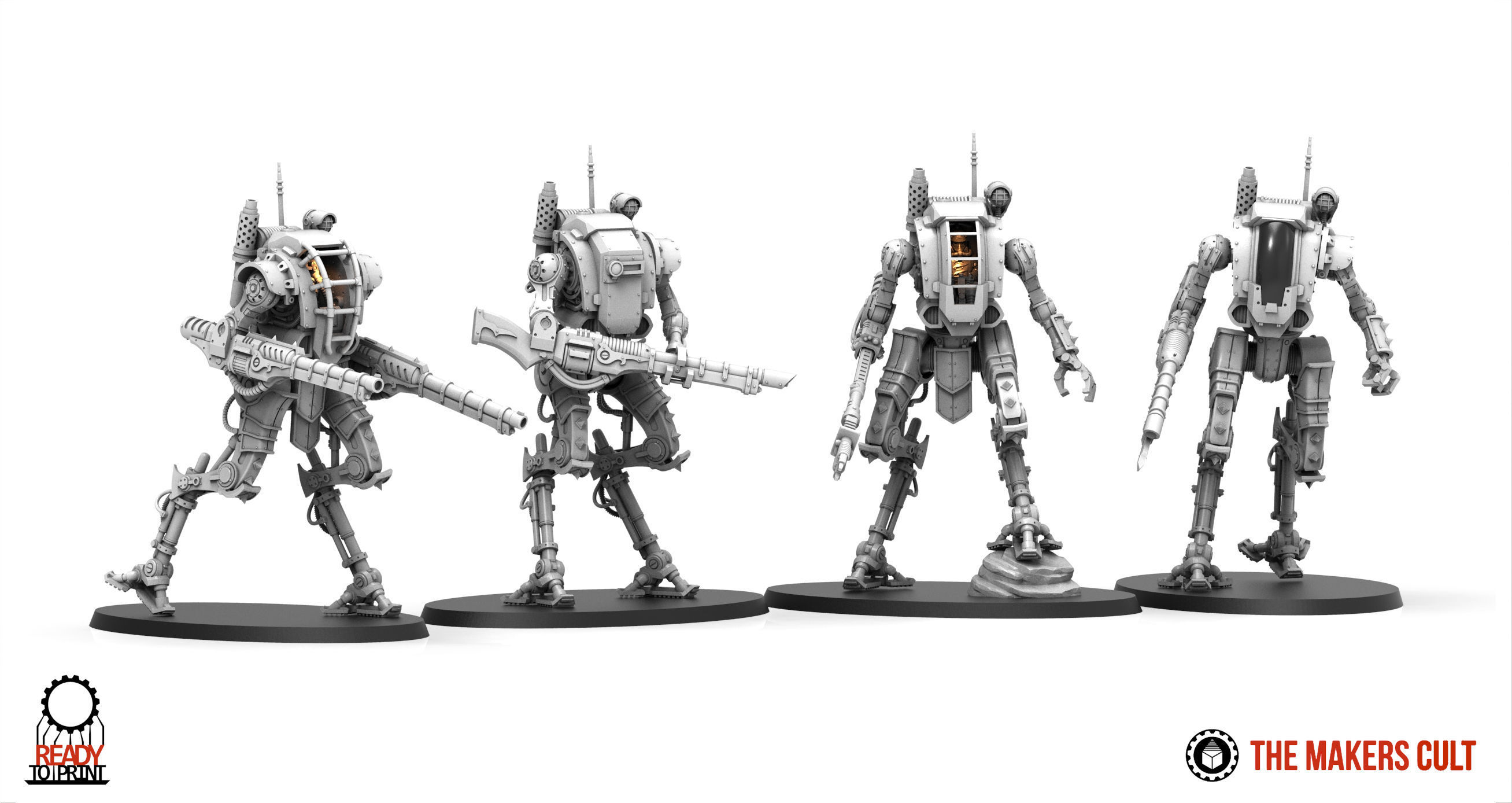 Dark Techno - Altus Pattern Striders 3D print model_7