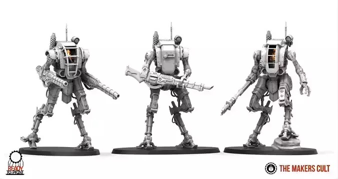 Dark Techno - Altus Pattern Striders 3D print model