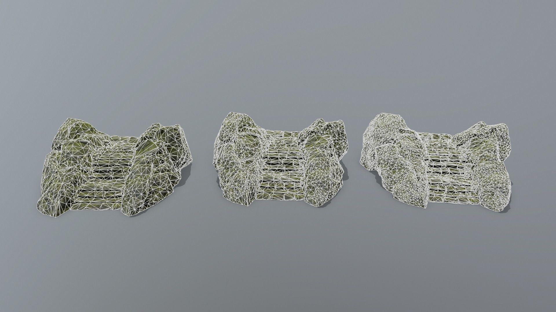 stairs Low-poly 3D model_14