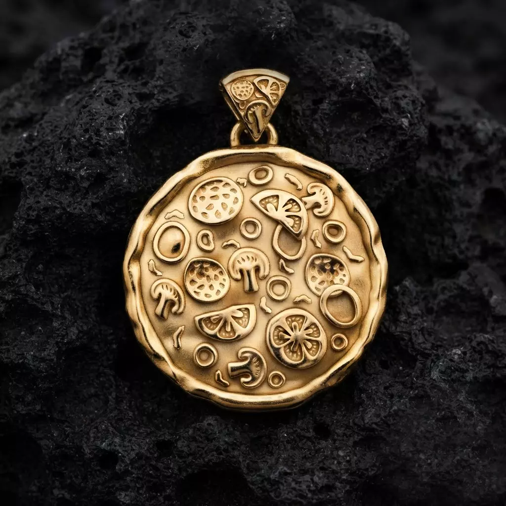 Pizza Pendant 3D print model