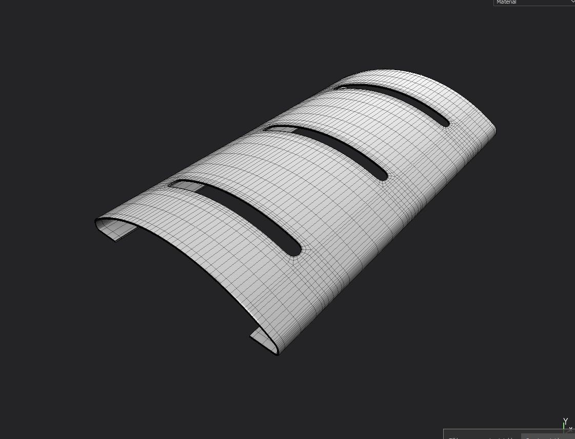 Bike Rack M01 Low-poly 3D model_1