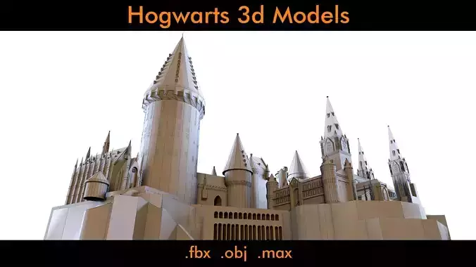 Hogwarts- 3d Model