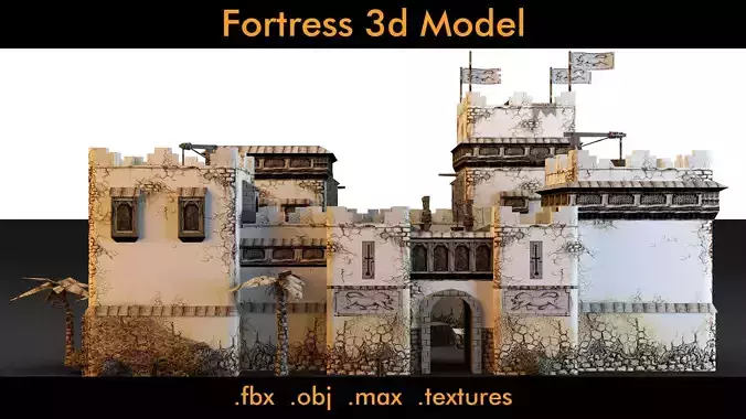 Fortress- 3d Model 3D model Fortress- 3d Model 3D model