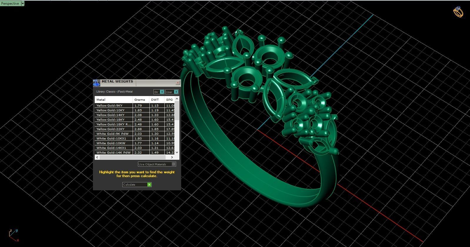 Marquis ring 3D print model_4