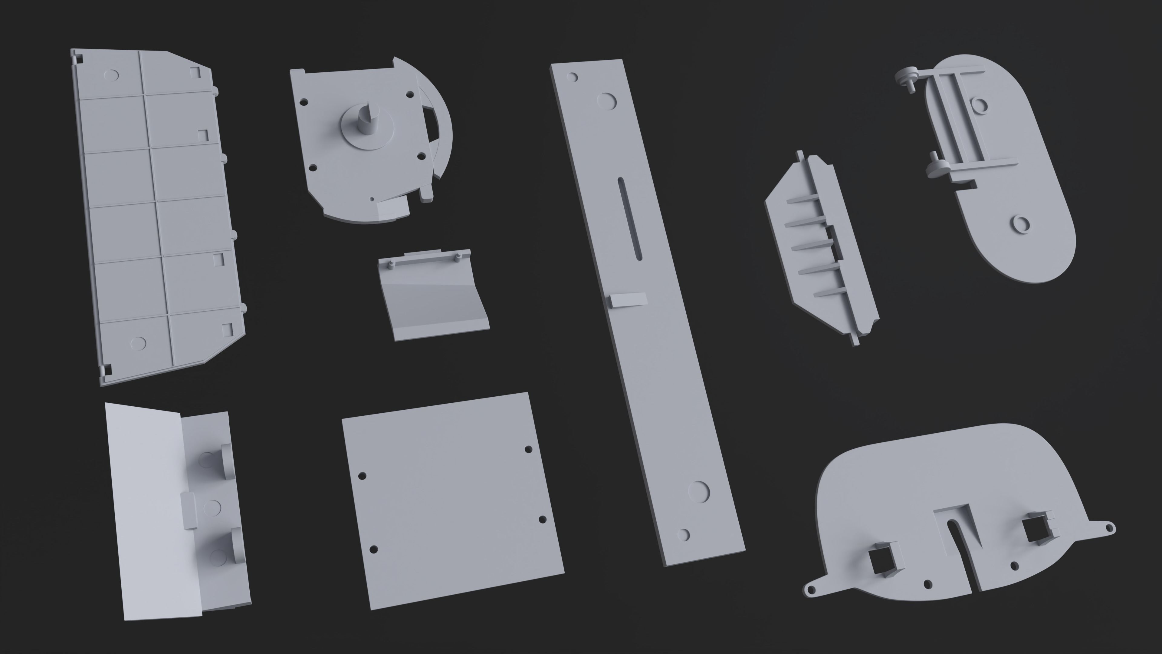 Kitbash Kit - 90 Panels and Surfaces V1 3D model_6