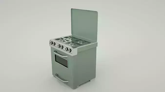 Old Oven 3D model