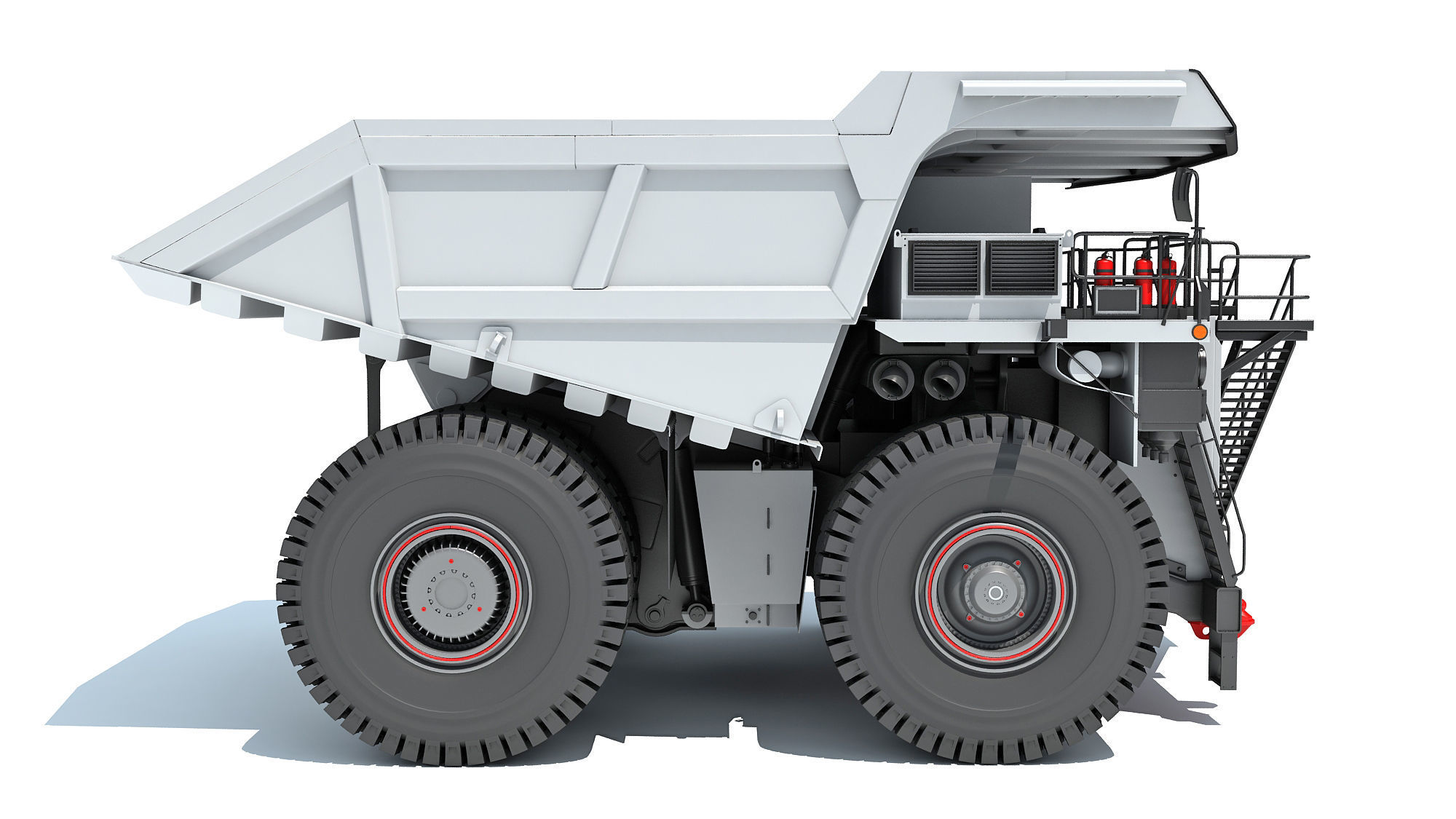 Mining Dump Truck 3D model_8