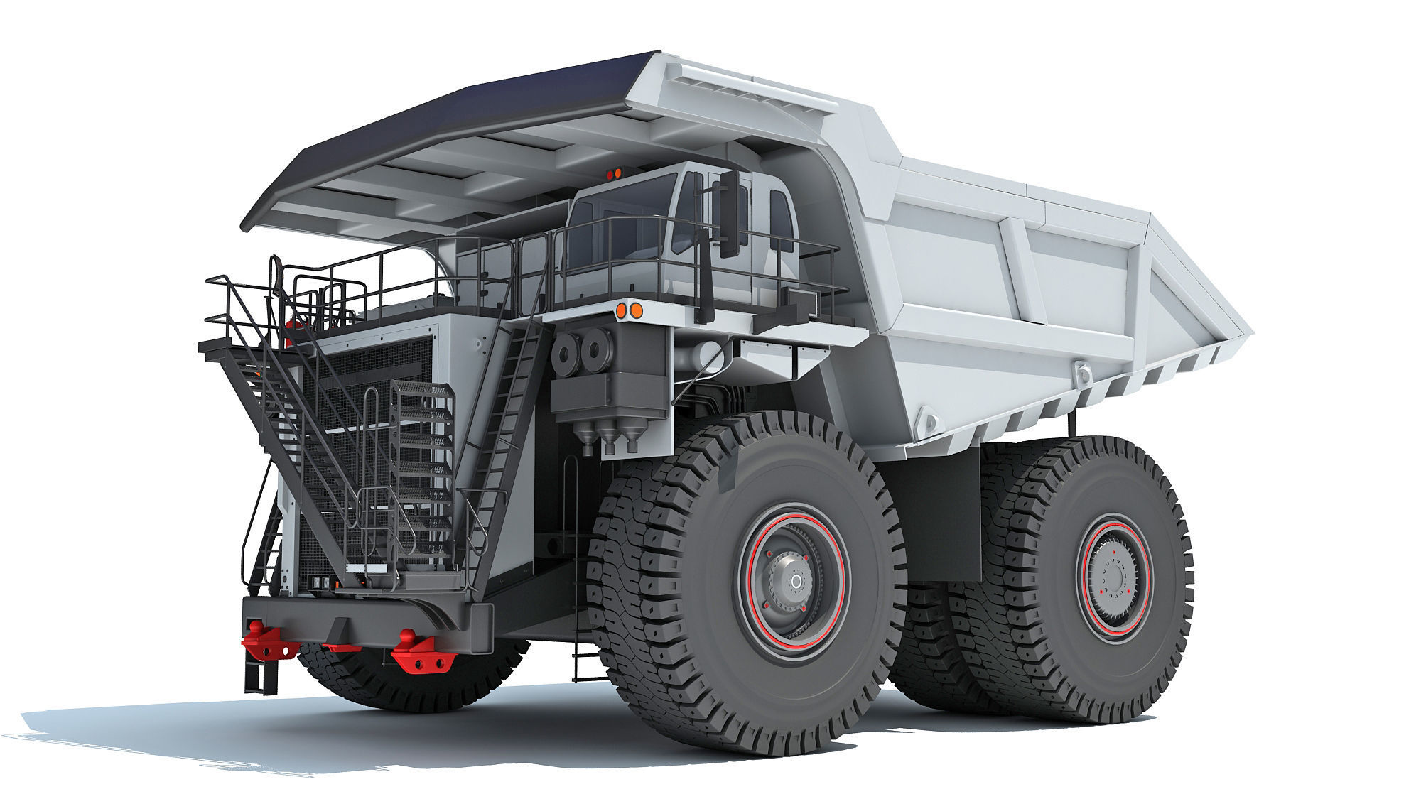 Mining Dump Truck 3D model_7