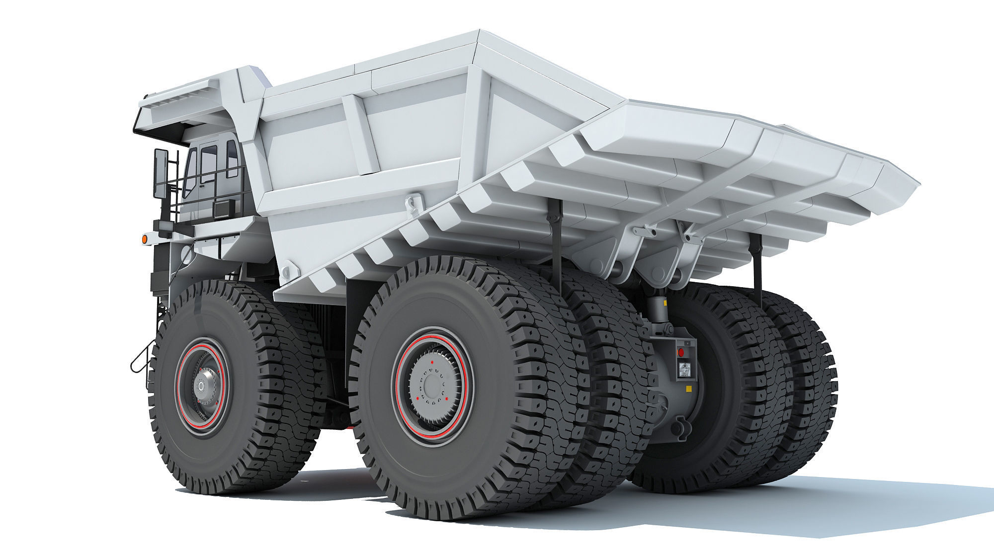 Mining Dump Truck 3D model_3