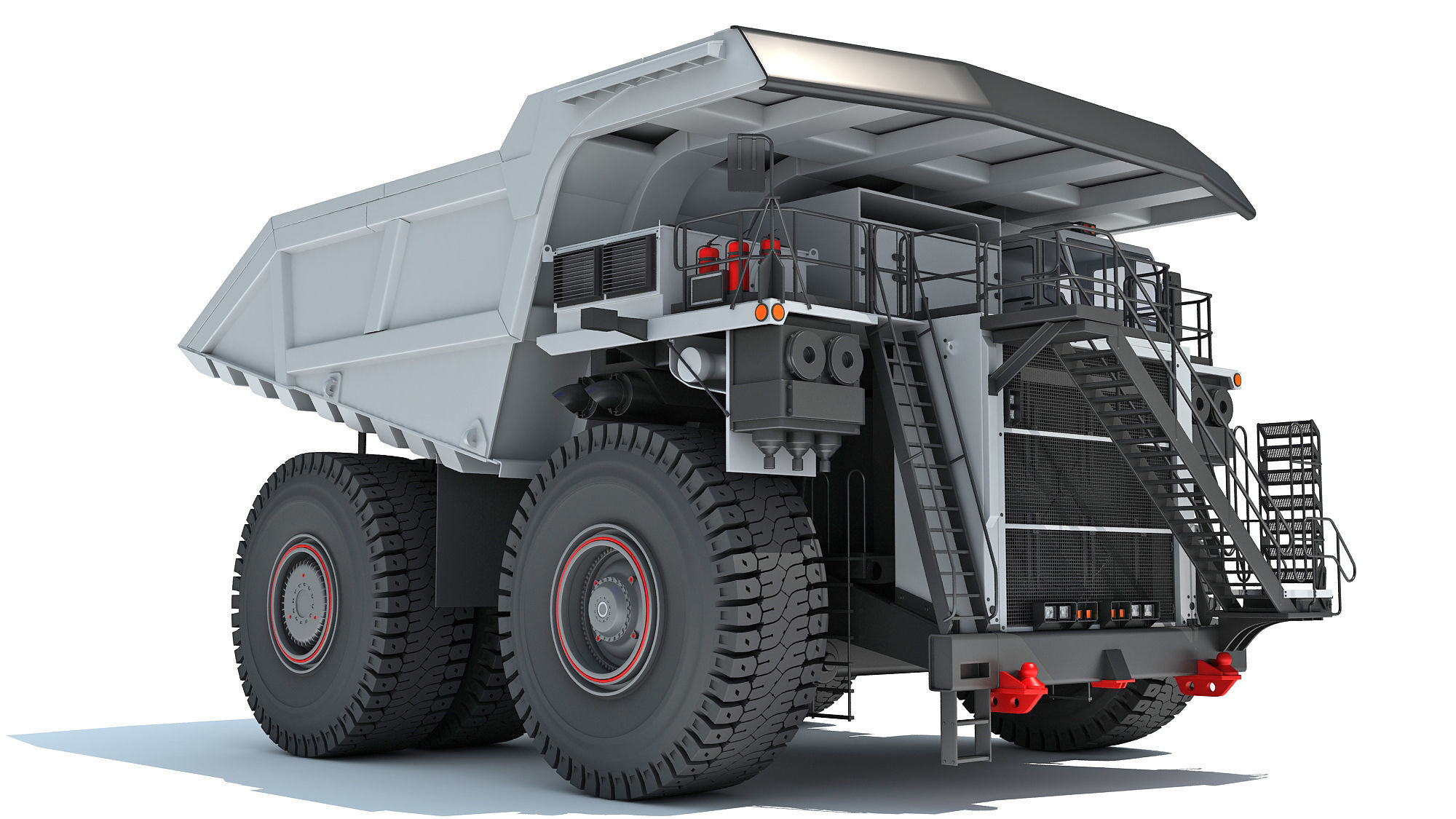Mining Dump Truck 3D model_9