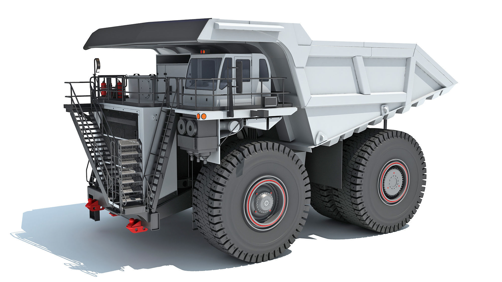 Mining Dump Truck 3D model_1