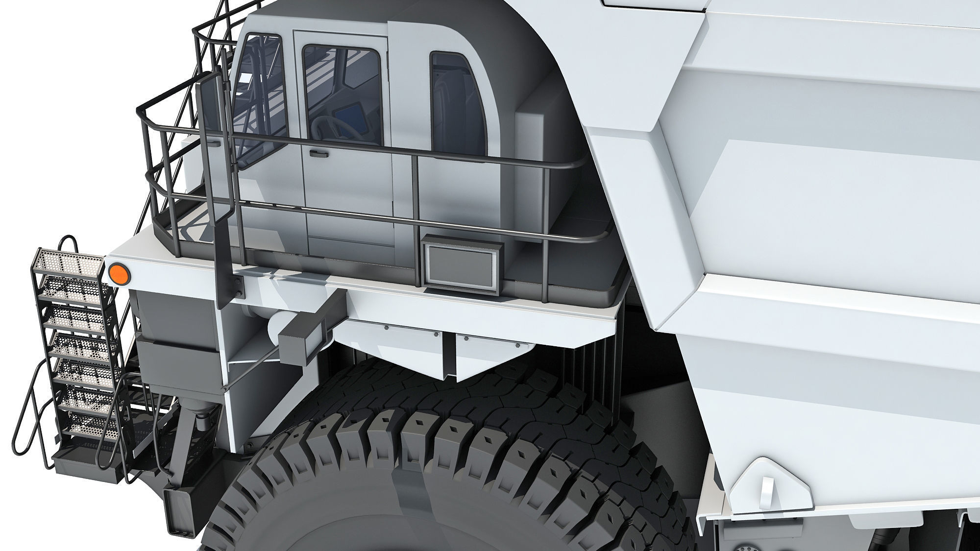 Mining Dump Truck 3D model_13